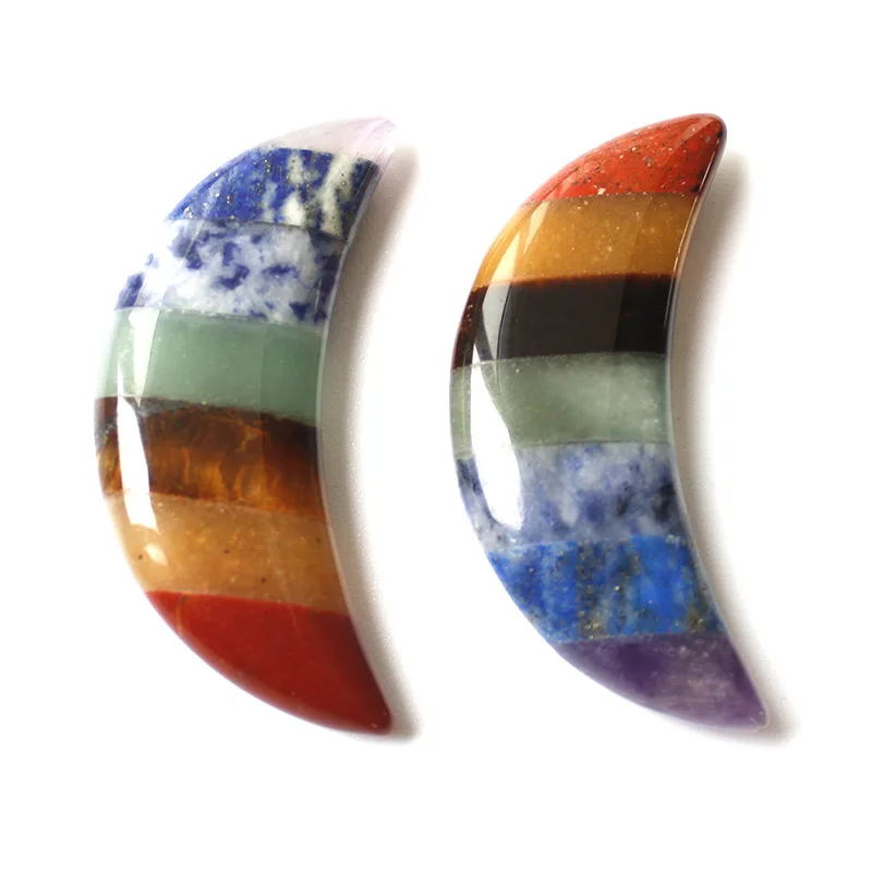 

3 / 5 / 10 шт. 1,9 дюйма натуральные семь видов комбинированных кристаллов луна