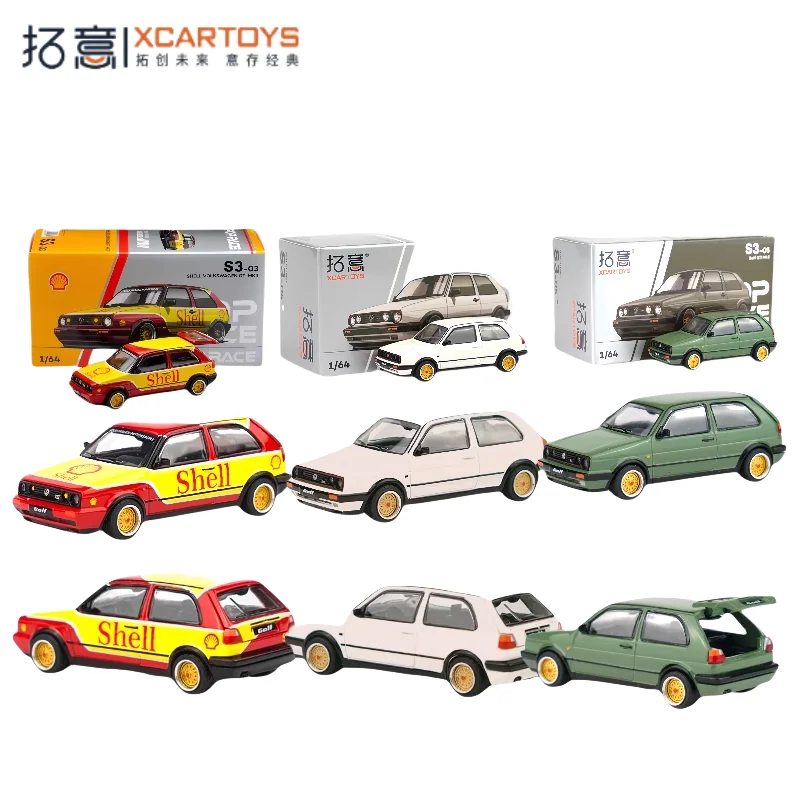 XCARTOYS 1:64 Golf GTI MKII Volkswagen модель автомобиля из сплава миниатюрная имитационная