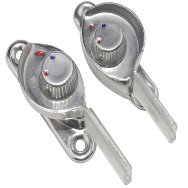 

Stainless Steel Sliding Door Window Lock Buckle Child safety Window Latches Crescent Safety Lock Vintage Door and Window
