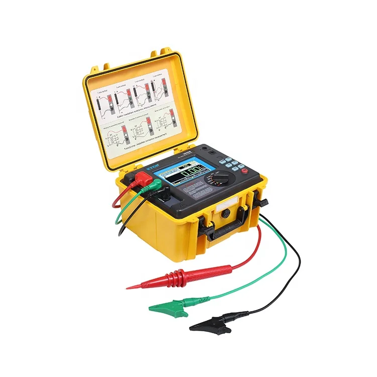 

ETCR3500B Insulation Resistance Test Of Large-Scale Devices That Can Be Charged By Touch Screen10KV, 5Tohm, 5mA