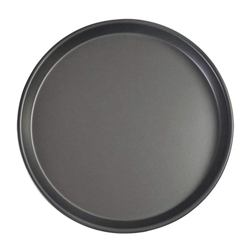 

13 дюймовая антипригарная сковорода для пиццы, круглая глубокая тарелка из углеродистой стали, форма для пиццы, инструмент для выпечки для д...