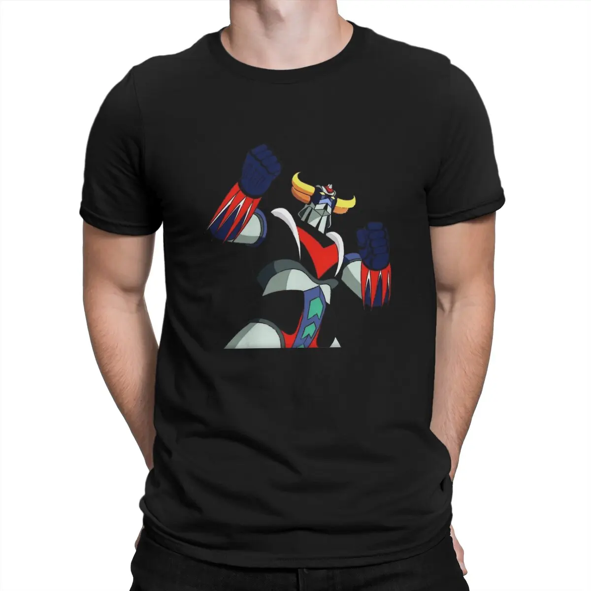 

UFO Robot Goldrake Grendizer Anime Premium Tshirt Homme Men's Clothes Blusas T Shirt For Men