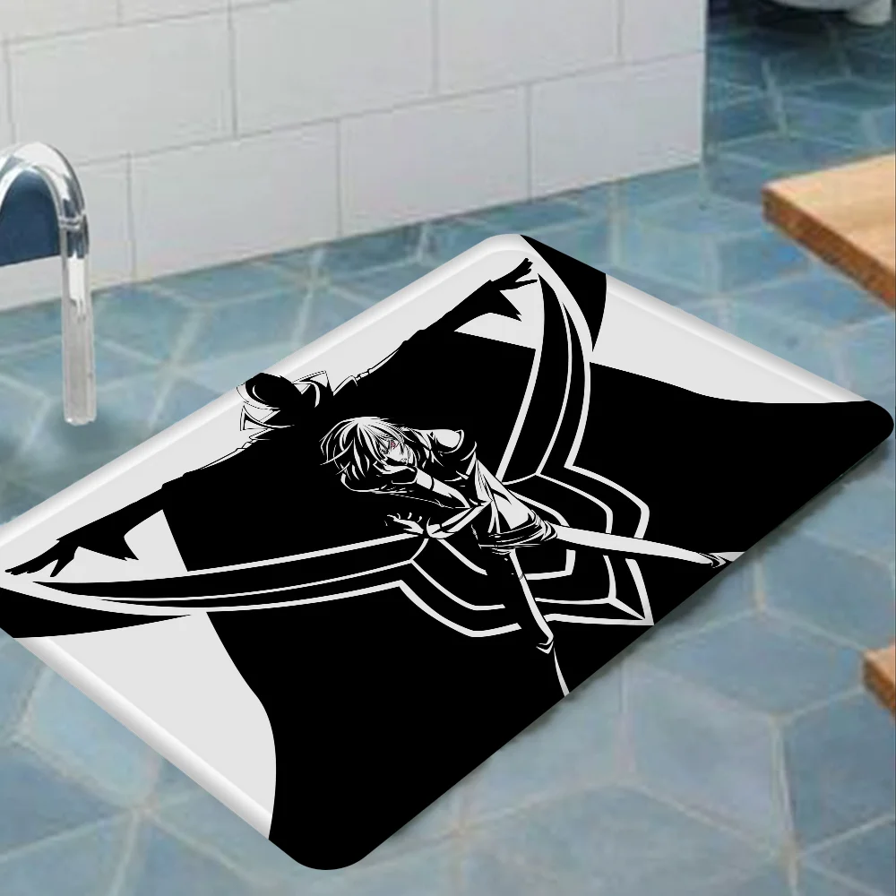Code Geass Floor Mat INS Style Soft Bedroom House Laundry Room Anti-skid Household Carpets