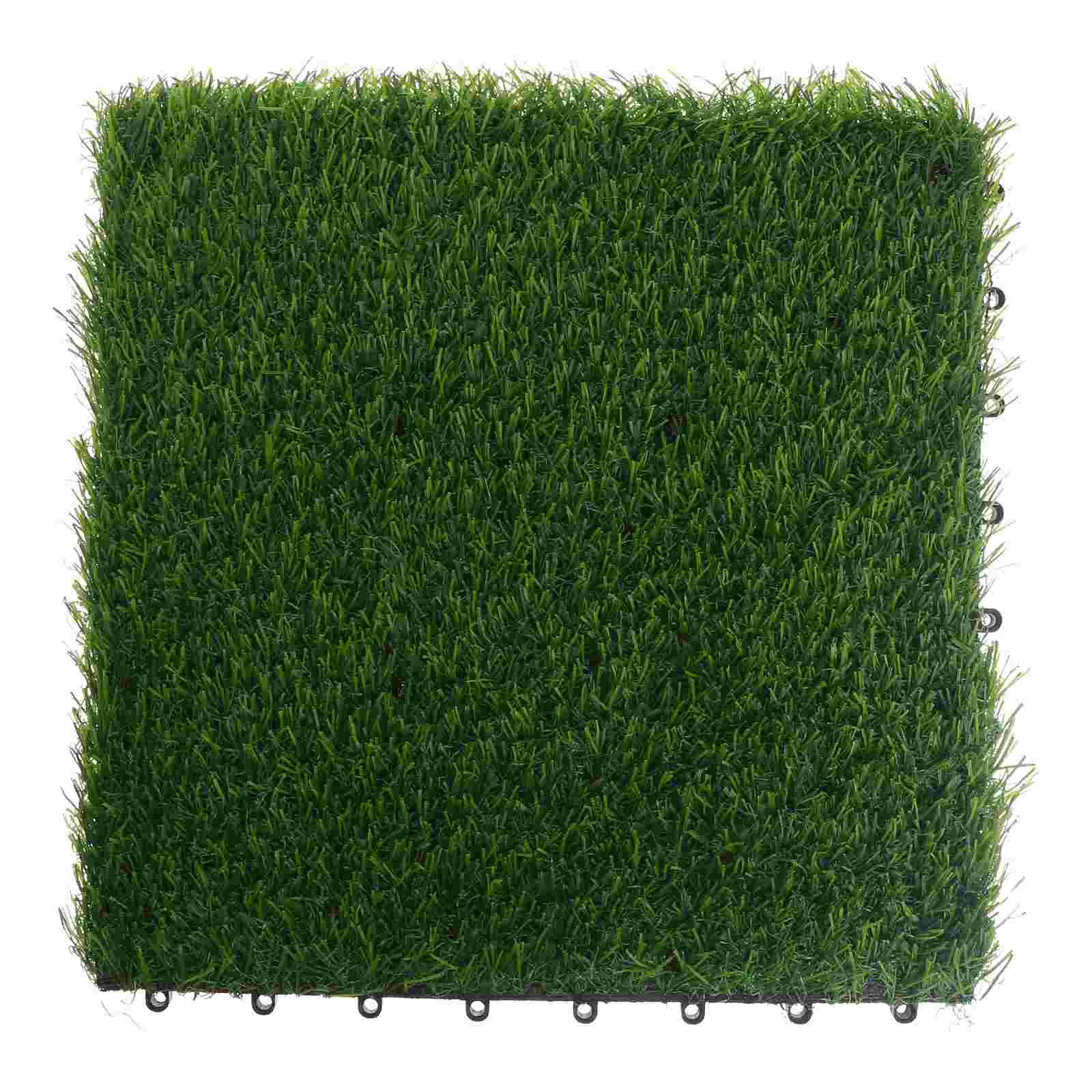 

Artificial Grass Turf Tiles Yard Garden Decoration Fake Grass Deck Tile