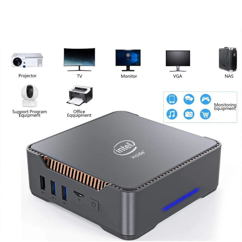 

Super Wireless Game Console Mini PC Media Box Home Office Computer With Wifi 4K Retro Video Game Player For PS/PSP/Wii/N64 Games