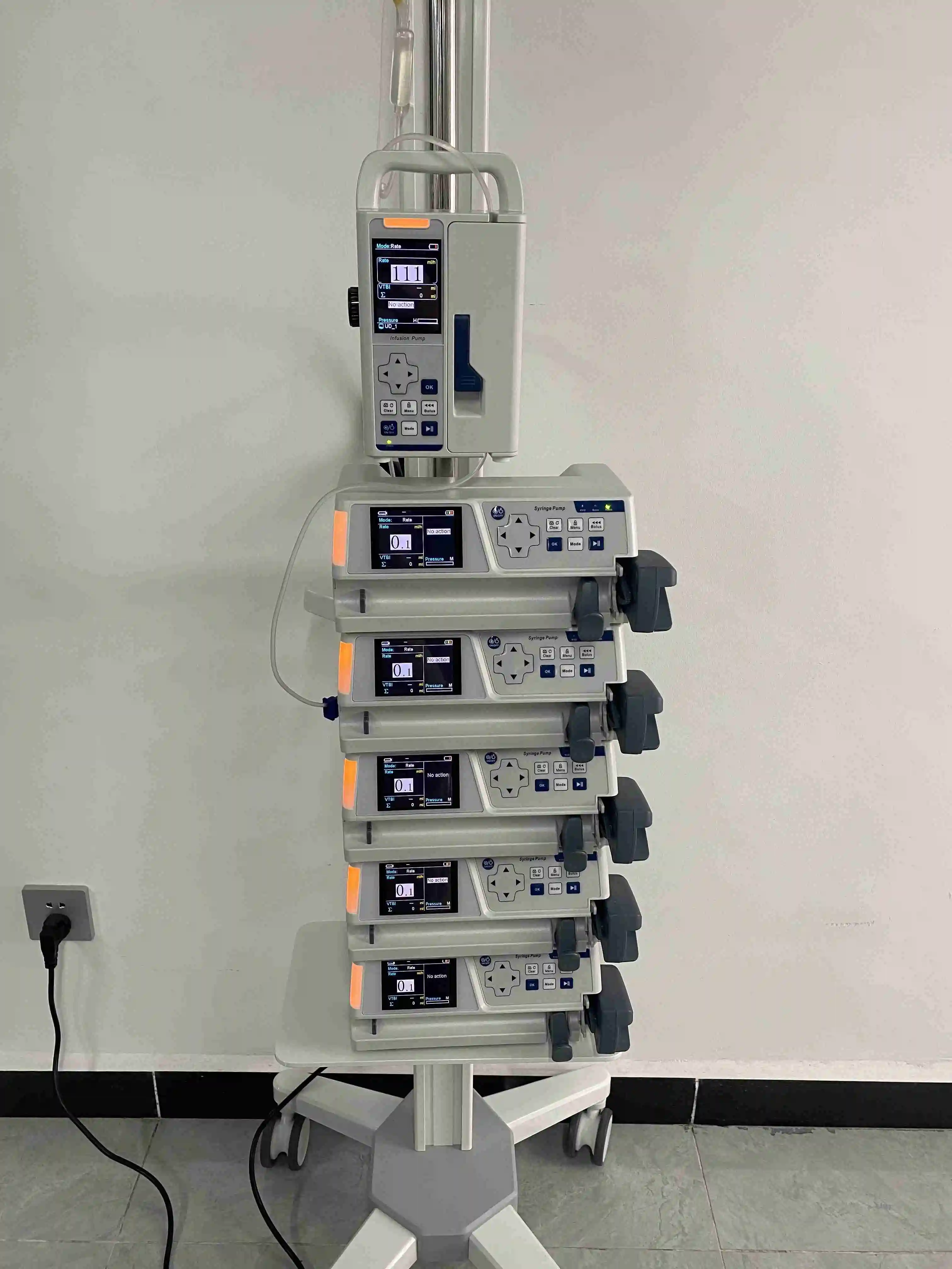 Chenwei Регулируемая яркость медицинский объемный насос с дисплеем давления