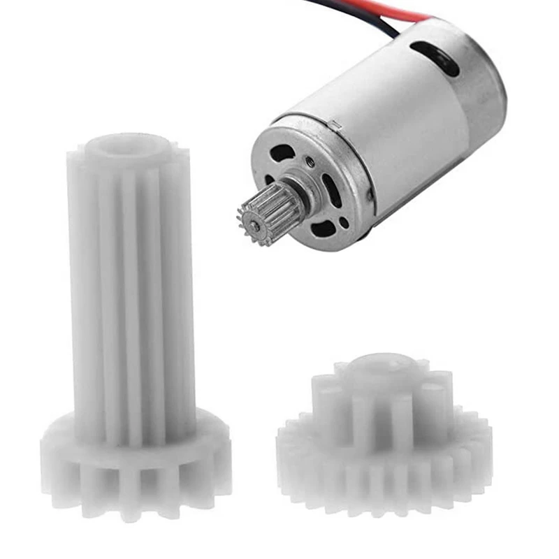 

15-DJ01 390 мотор с редуктором для автомобиля с 2 шт. обновленных запасных частей для ремонта радиоуправляемой коробки передач 15-SJ22