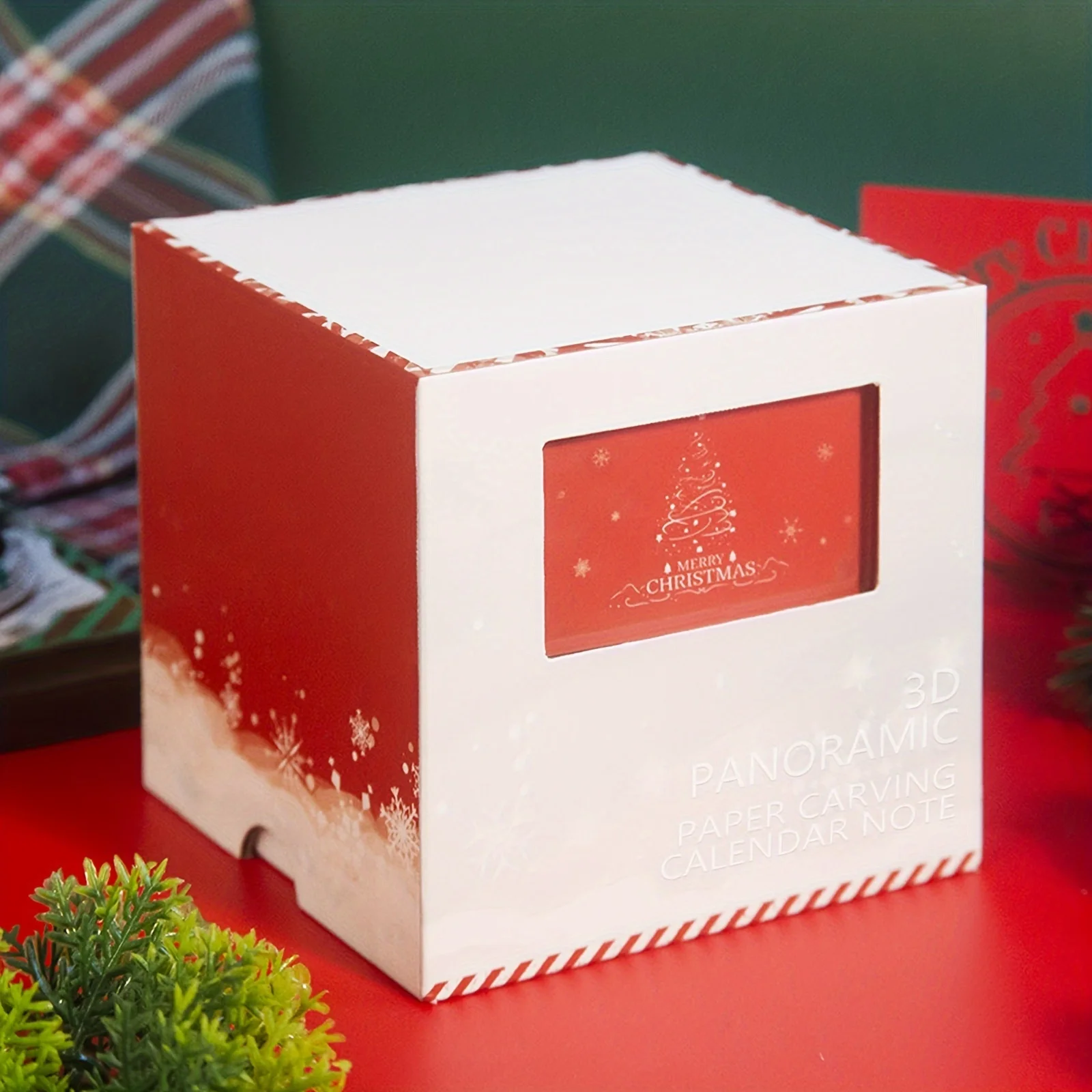 Всплывающий 3D-календарь в виде снеговика на 2023 год резной бумажный календарь