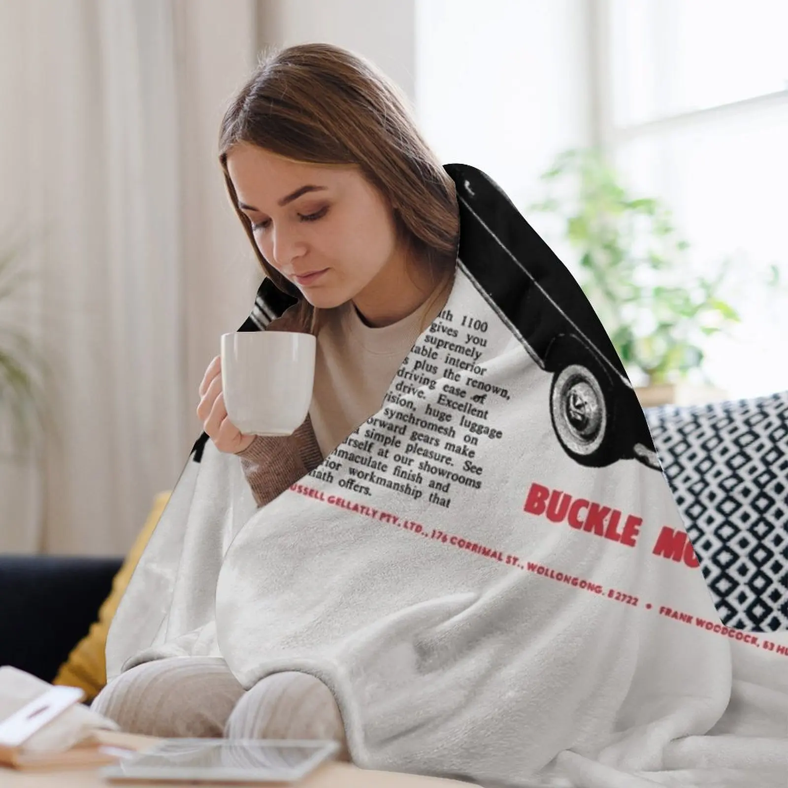 GOLIATH CARS - Плед ADVERT Гигантский диван плюшевые одеяла для кемпинга