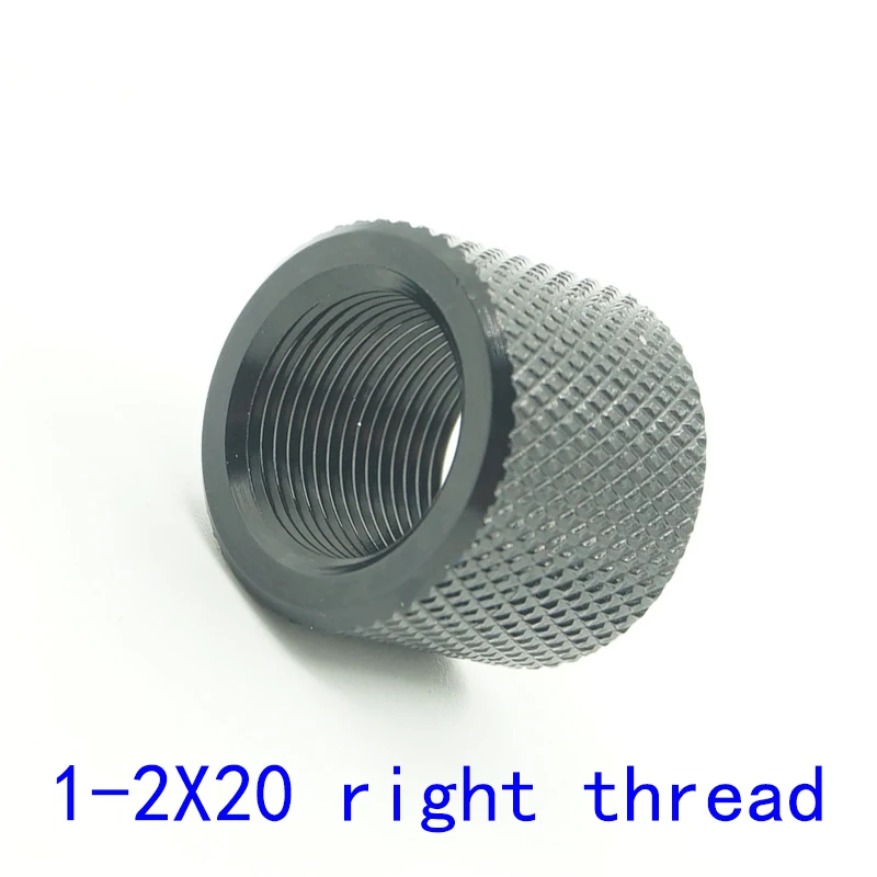 

1/2x20 Устройство удлинителя с защитной гайкой порту с правой резьбой 1-2x20 CW Крепеж с резьбой Алюминий Черный Красный Золотой и Серебристый