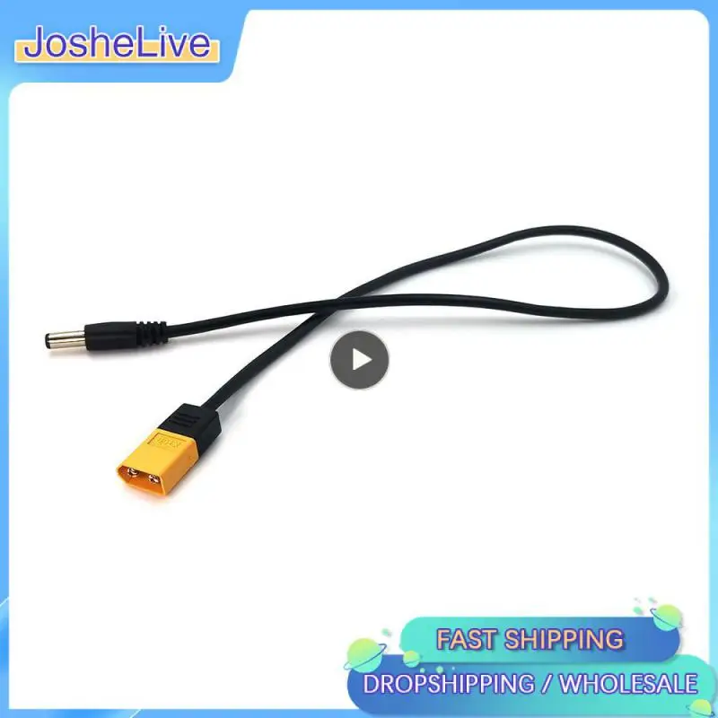 

Easy To Use Dc Dc5525 Power Cord Charger Extension Cord High Quality Portable Xt60 Male Bullet Connector Electronic Tools 25g