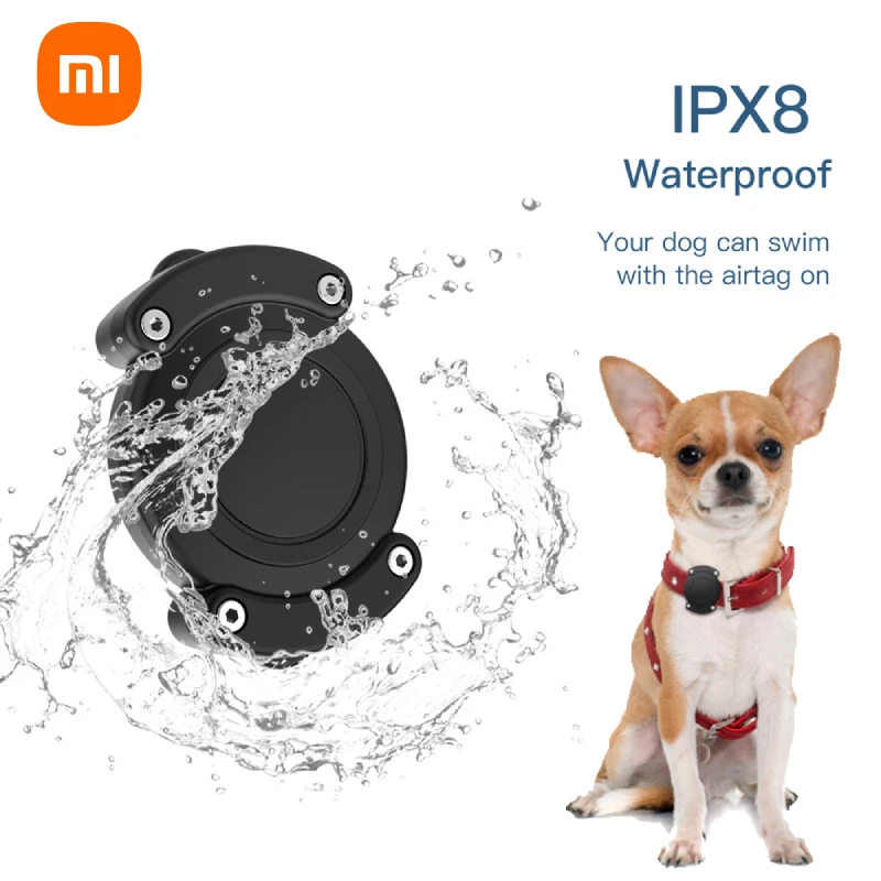 

Xiaomi Apple AirTag Dog Collar Holder Waterproof Protective Holder GPS Trackers Anti-Lost Case For Pets Dog Backpack Belt Screw