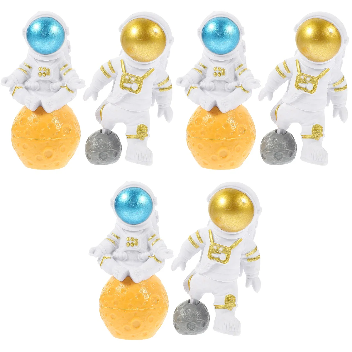

6 pcs Underwater Astronaut Figurine Decorative Spacemen Adorn Fish Tank Spacemen Charms