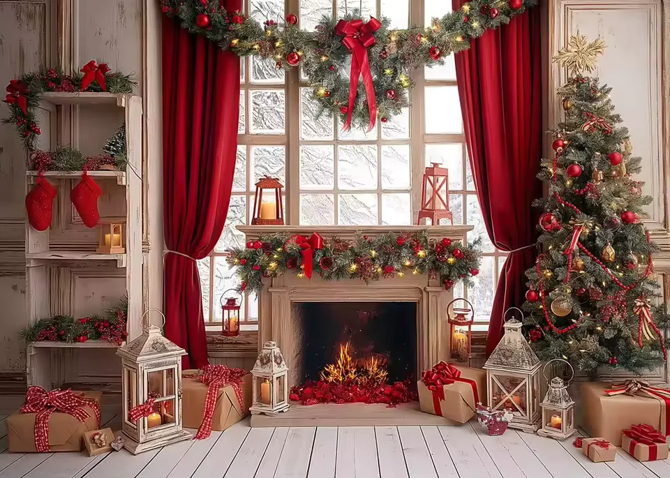 

Виниловый фон для фотосессии Нового года