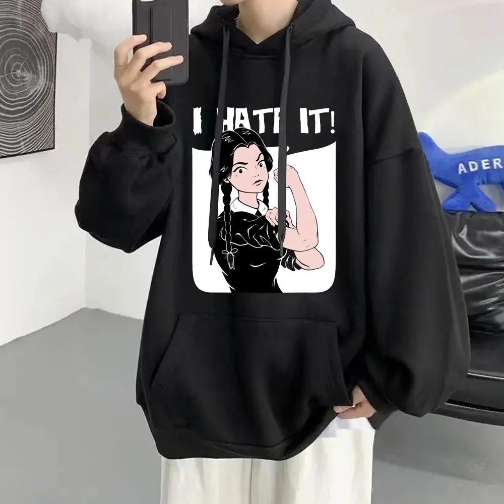 

Худи женское с карманами и капюшоном, в готическом стиле