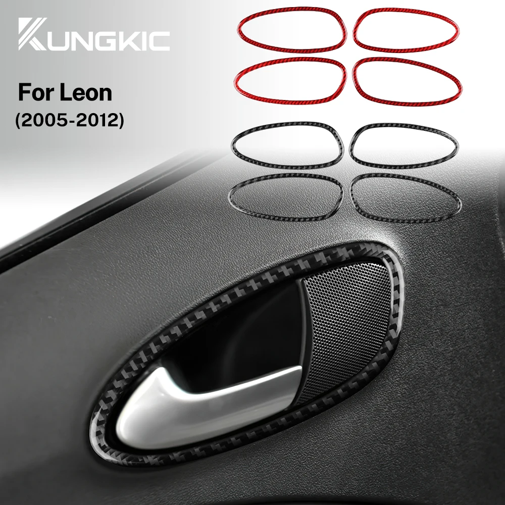 Наклейка из углеродного волокна для Seat Leon 2005 2006 2007 2008 2009 2010 2011 2012 LHD RHD внутренняя