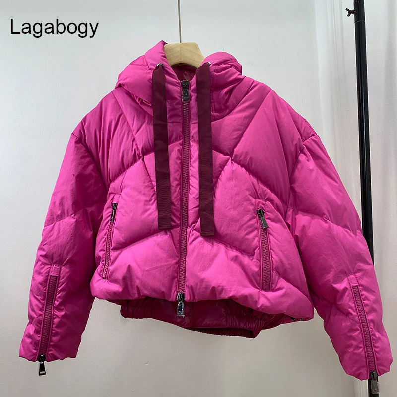 2021 Top Quality Winter Coat Women 90% White Duck Down Parkas Female Thick Warm Windproof Loose Oversived Puffer Jacket