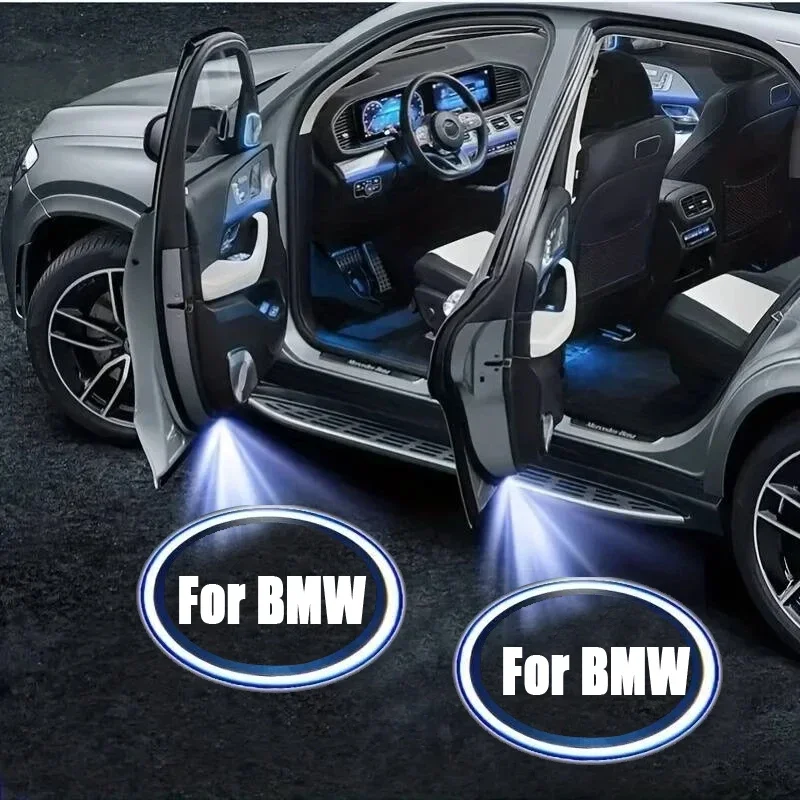 

2 шт./партия, декоративные светодиодные лампы для дверей BMW класса 3 325Li класс 5 530 класс 7 X1 X3 X5 X6 Z4 Ne