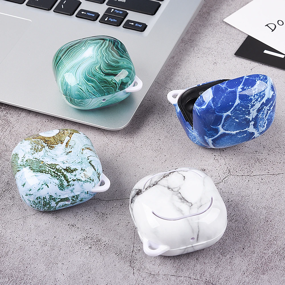 

Мраморный чехол для наушников для Samsung Galaxy Buds Plus Pro Live Buds + противоударный защитный чехол из твердого поликарбоната