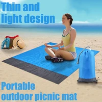 2x2 1m1 4x2m pocket beach blanket waterproof sandproof sand beach rug portable folding camping mat outdoor lightweight picnic