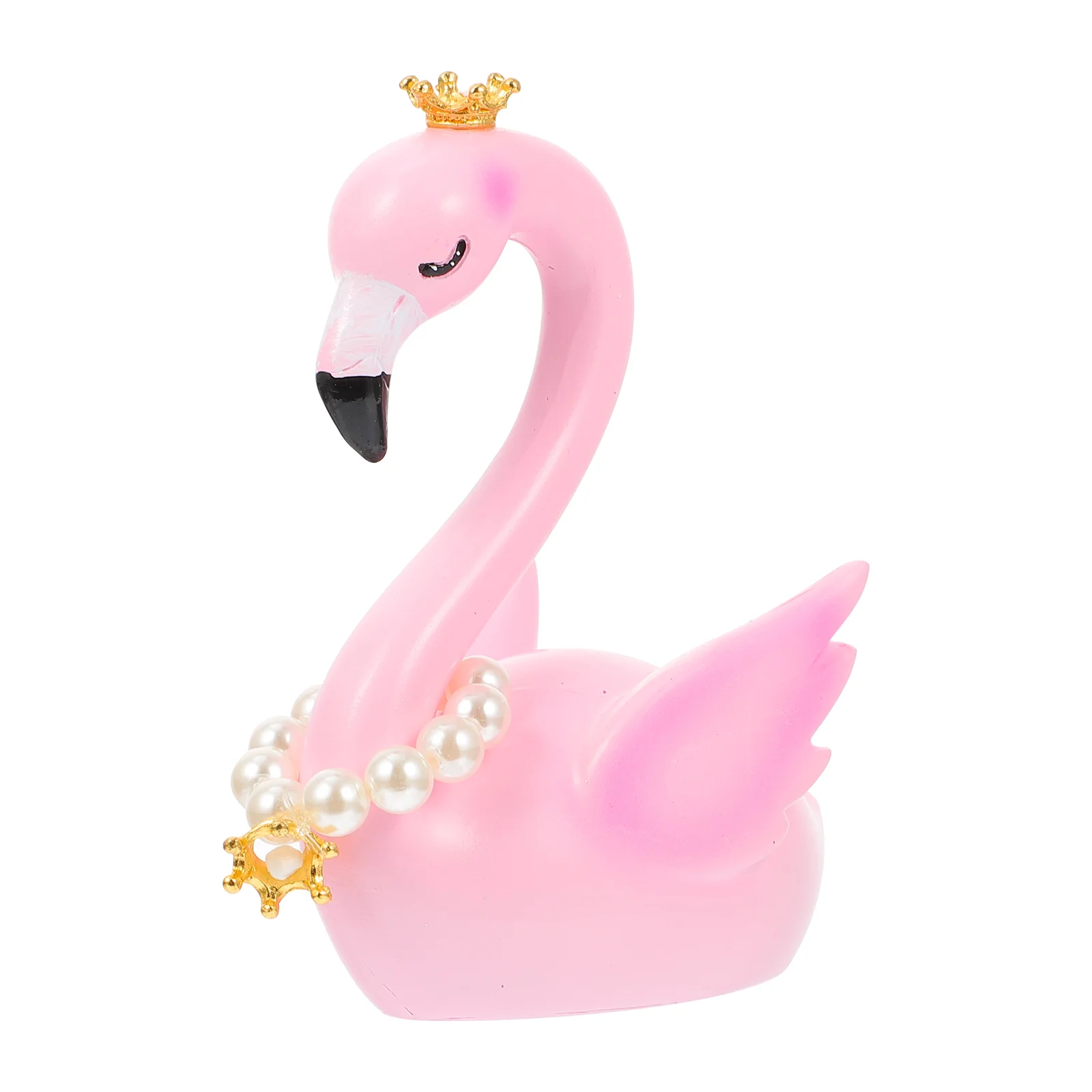 

1pc Portable Adorable Creative Kid Room Decor Swan Figurine Gardening Supplies