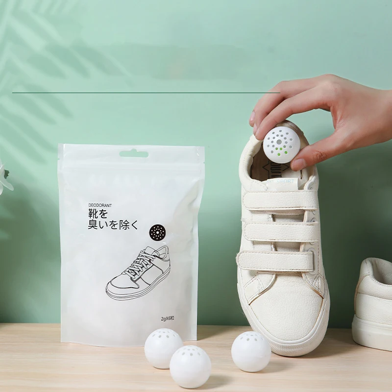 

1PCS Deodorizer Freshener Balls For Shoes Multifunction Jasmine Scent Fresheners Footwear Shoe Closet Toilet Deodorization