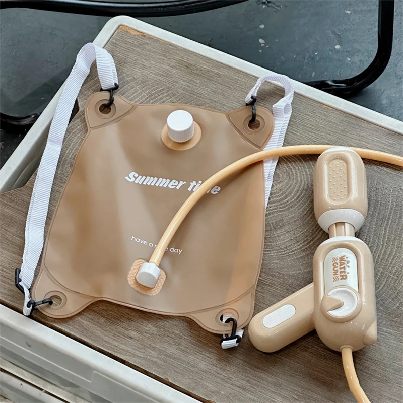 Детский мягкий водный мешок пистолет для рисования длинный рюкзак игрушка