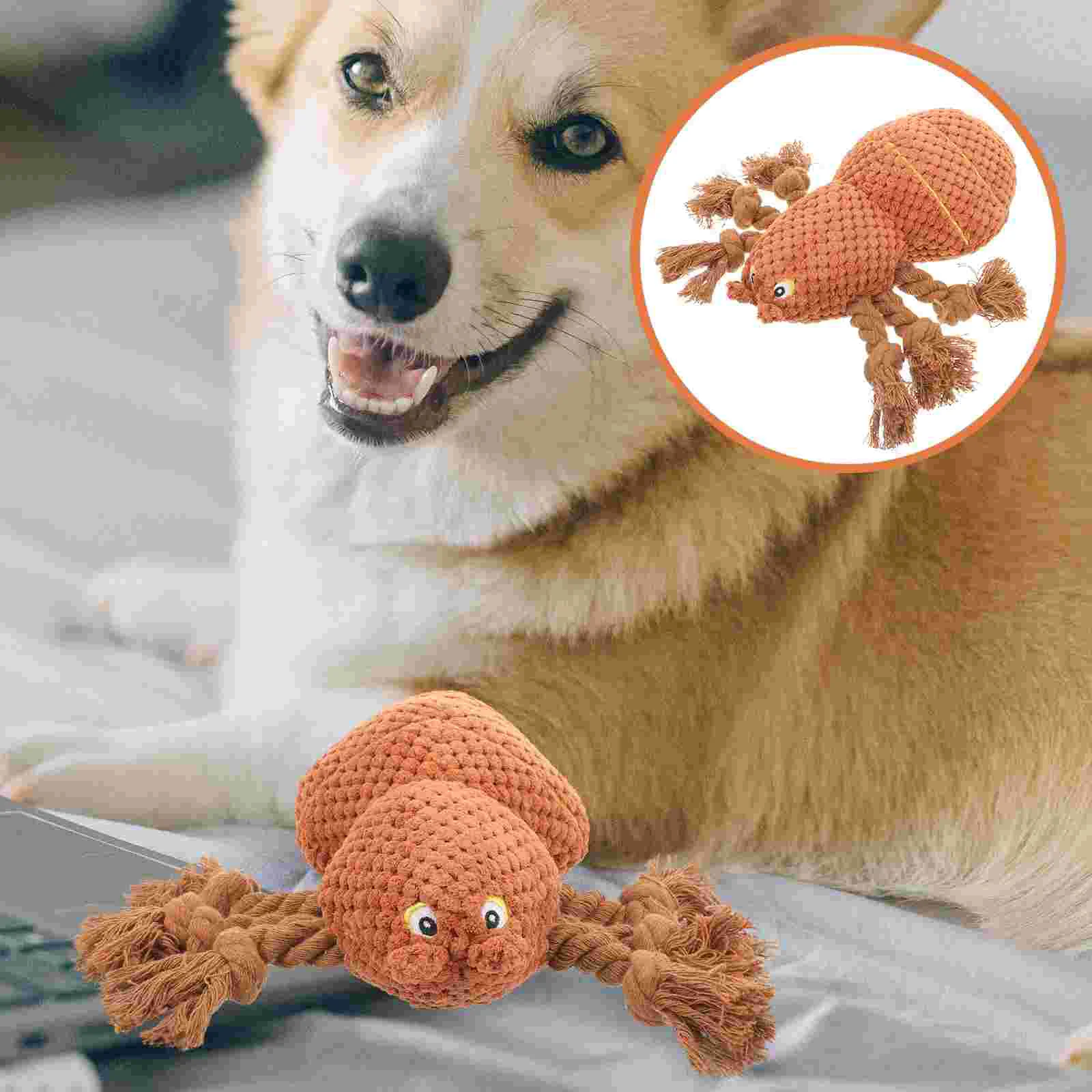 

Dog Cotton Rope Toy Spider Toys For Medium Dogs Pet Chewing Puppy Interactive Small