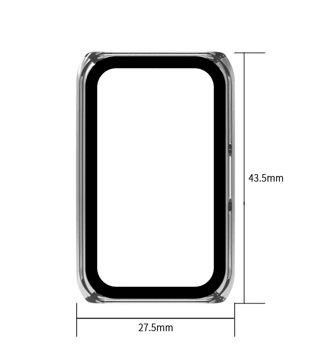 Модный водонепроницаемый чехол для часов 2 в 1 2022 + стекло Huawei Band 7 6 PRO PC полная