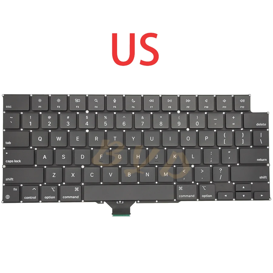 Новый ноутбук A2442 A2485 клавиатура для Macbook Pro 14 &quot16&quot M1 Pro/Max US UK немецкий