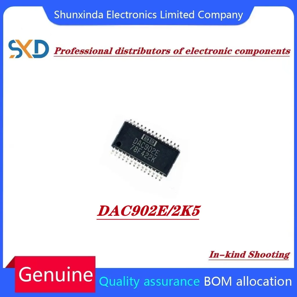 

2PCS/LOT DAC902E/2K5 TSSOP28 Integrated Circuits (ICs) Data Acquisition Digital to Analog Converters (DAC)