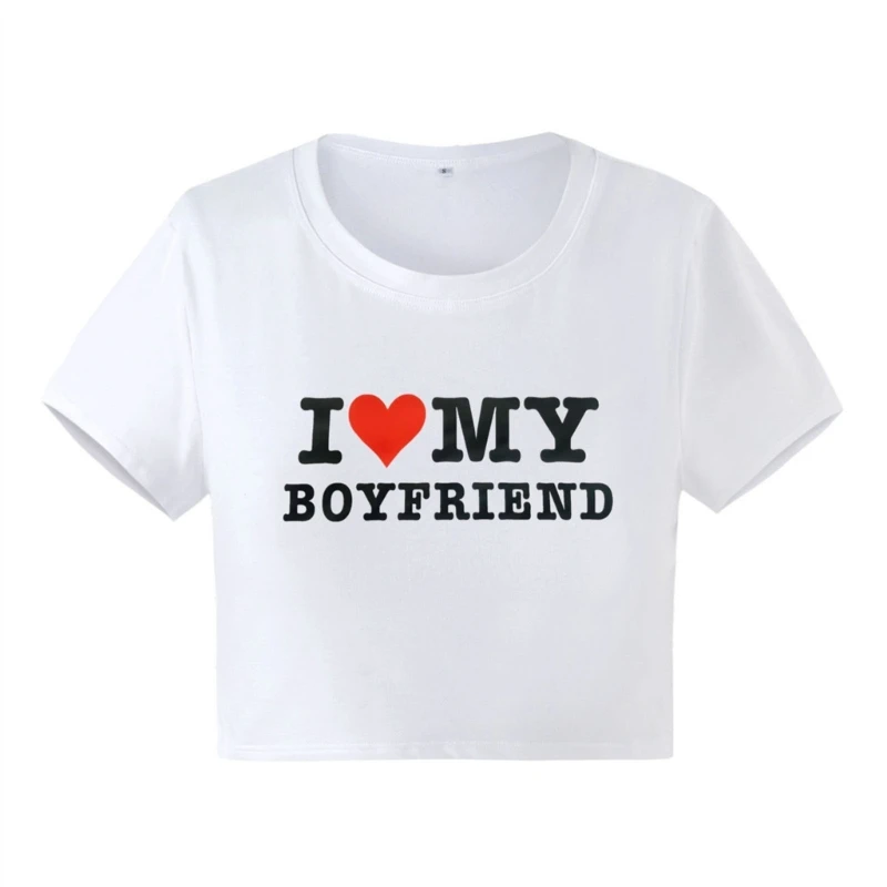 

Женская летняя футболка с коротким рукавом и надписью