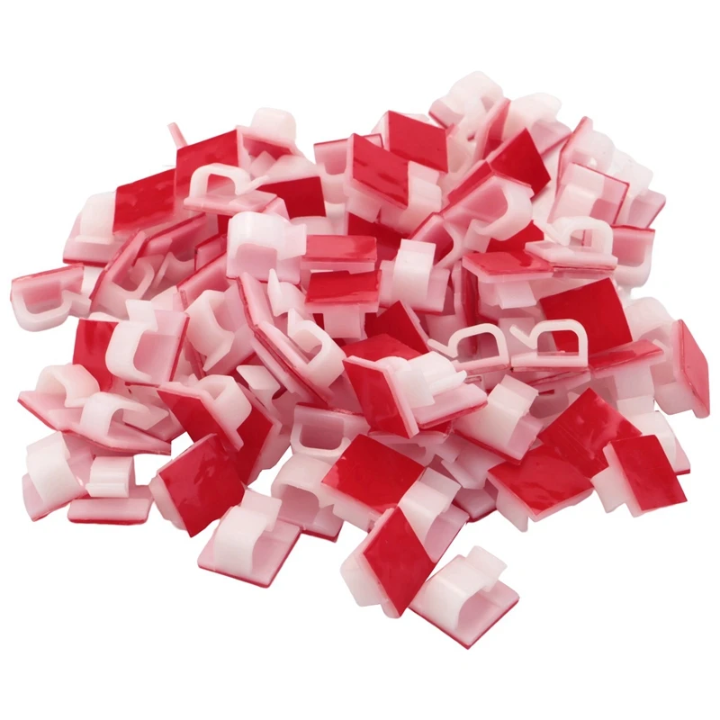 

Самоклеящиеся кабельные зажимы 100, подходят для ТВ, компьютера, ноутбука, кабеля Ethernet, рабочего стола, дома и офиса