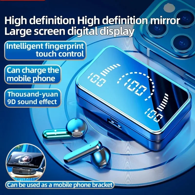 Беспроводные наушники TWS V9 цвет в ассортименте