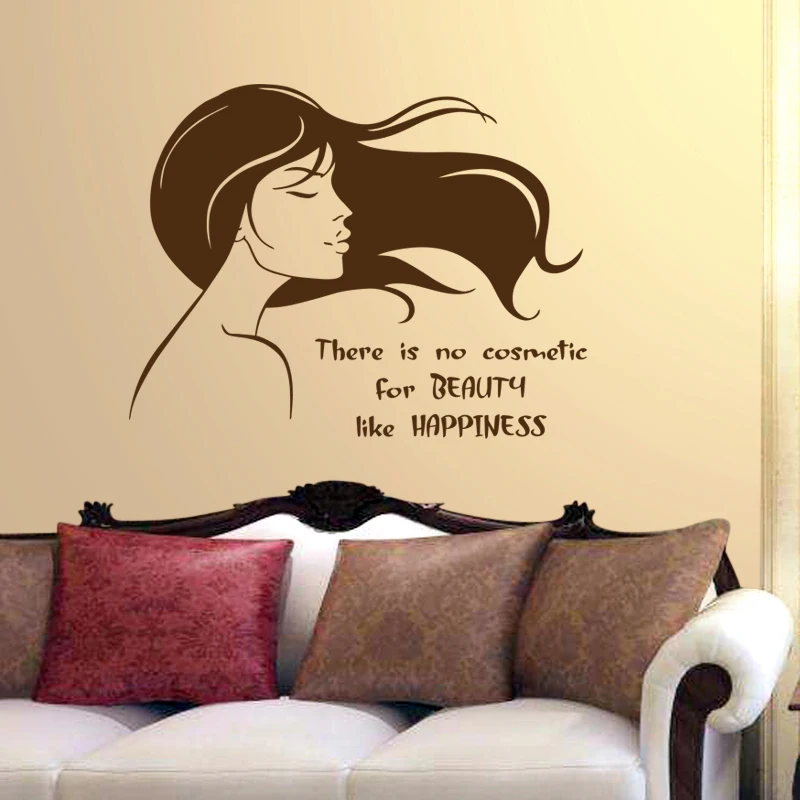 Парикмахерская наклейка на стену для парикмахерской ножницы виниловые наклейки