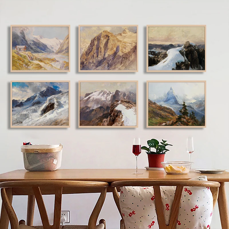 Домашний декор печать на холсте настенные картины для гостиной плакаты пейзажи
