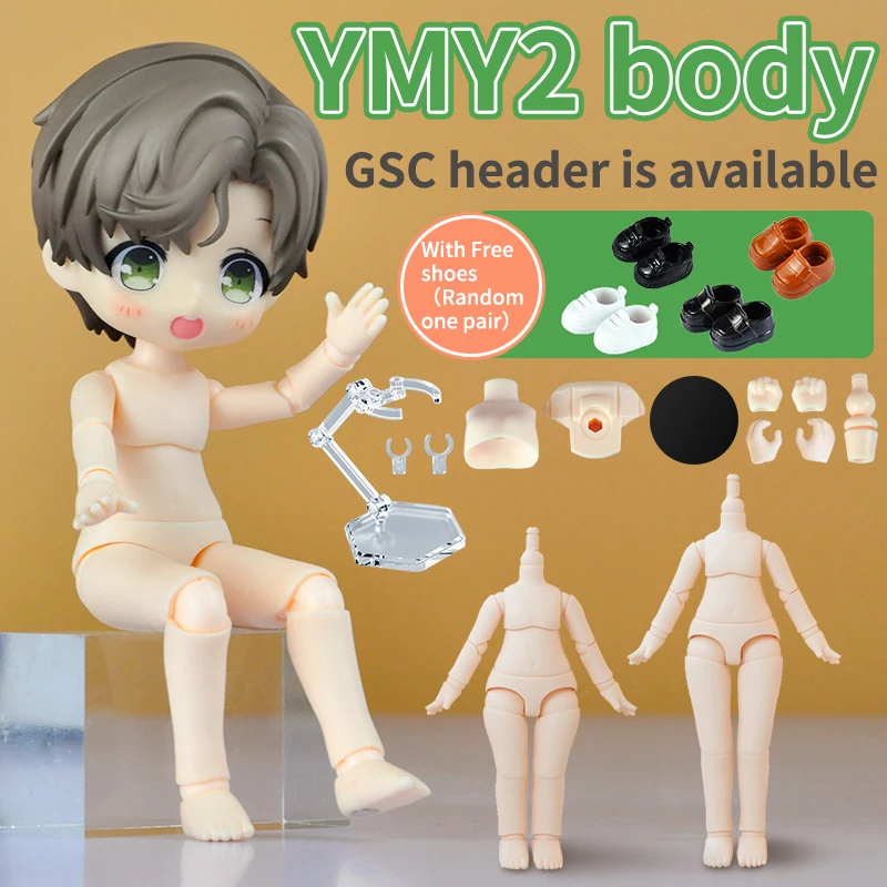 Новое тело куклы Ymy Ob11 размером 10 см для головы Gsc 1/12bjd Obitsu 11 аксессуары игрушек Реплейсмент соединитель Запасные детали Ручная работа Орнаменты