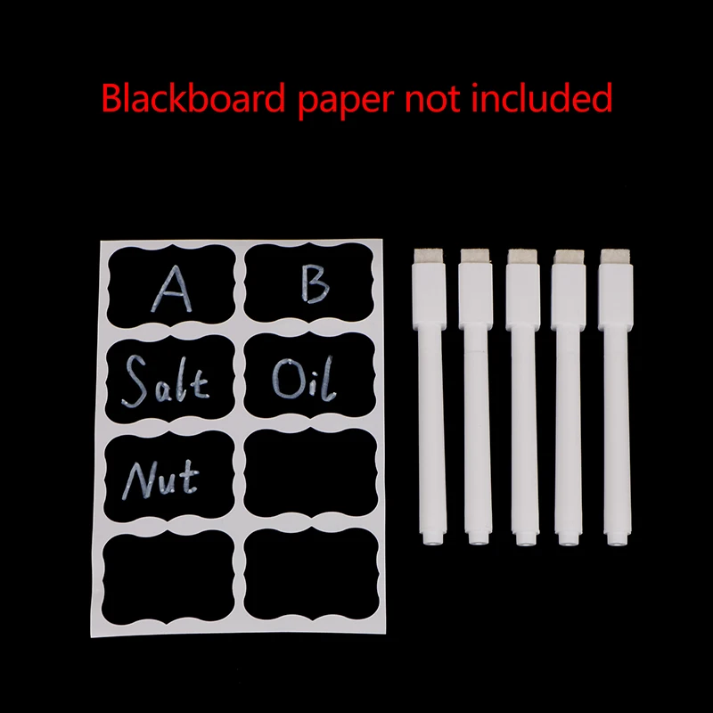 Erasable Chalkboard Pen With Brush Dry Erase Marker Erasable Marker White Marker For Glass Window Chalkboard