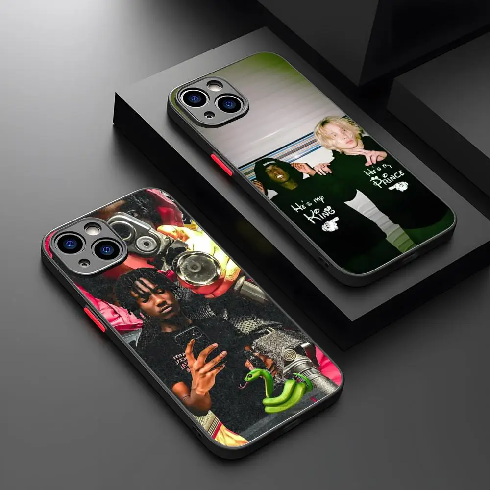 Чехол для телефона Potdemiel-OsamaSon Still Slime матовая прозрачная задняя панель iPhone 16 15 14 13 12