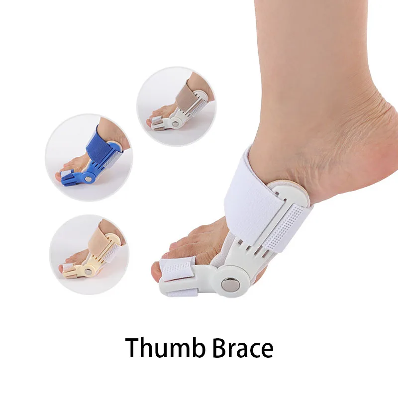 

Thumb braces Foot Care with Big Toe Orthotic Device with White Stand At Night