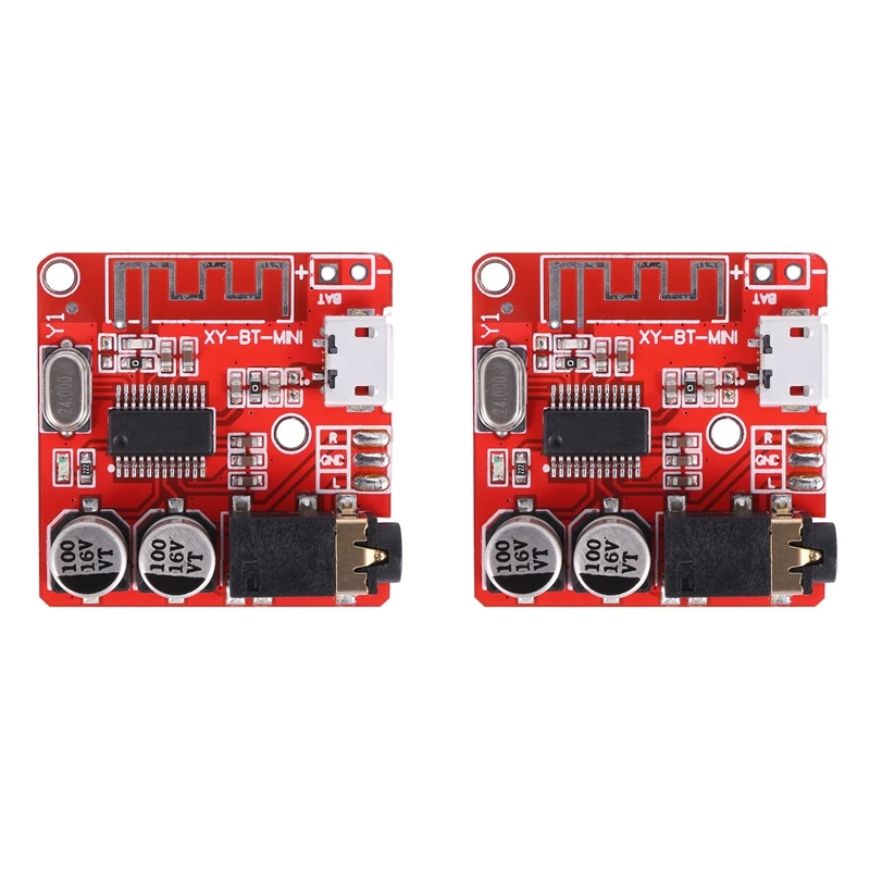 

2 шт., автомобильный Bluetooth-декодер для mp3-плееров, с поддержкой Bluetooth 4,1