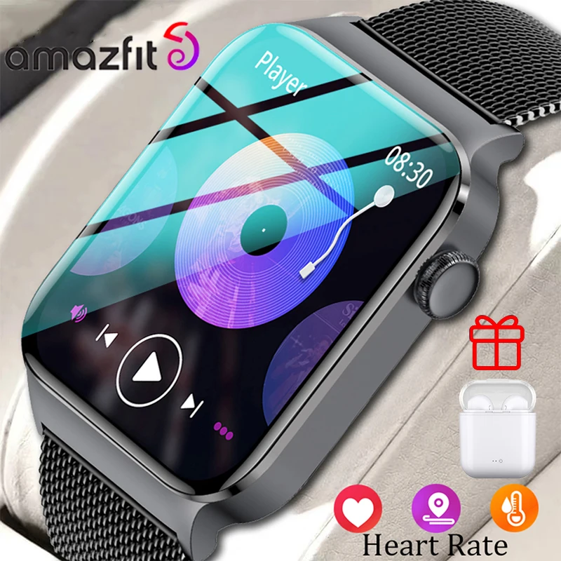 

2023 New Amazfit Smarwatch For Men Blood Pressure Heart Rate Sports Modes Watches For Huawei Xiaomi Apple Smart Watch For Women