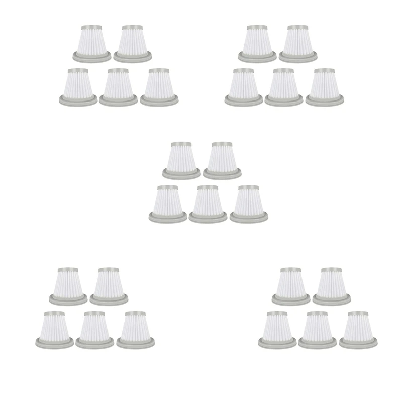 

Фильтр НЕРА Для Xiaomi Deerma DX118C DX128C, сменные детали для пылесосов, 25 шт.