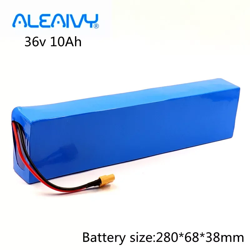 

36V10Ah 10S3P lithium Battery 600W 42V 18650 BatteryPack for Xiaomi M365 Pro Ebike Bicycle Scooter Inside with 20A BMS XT60 Plug