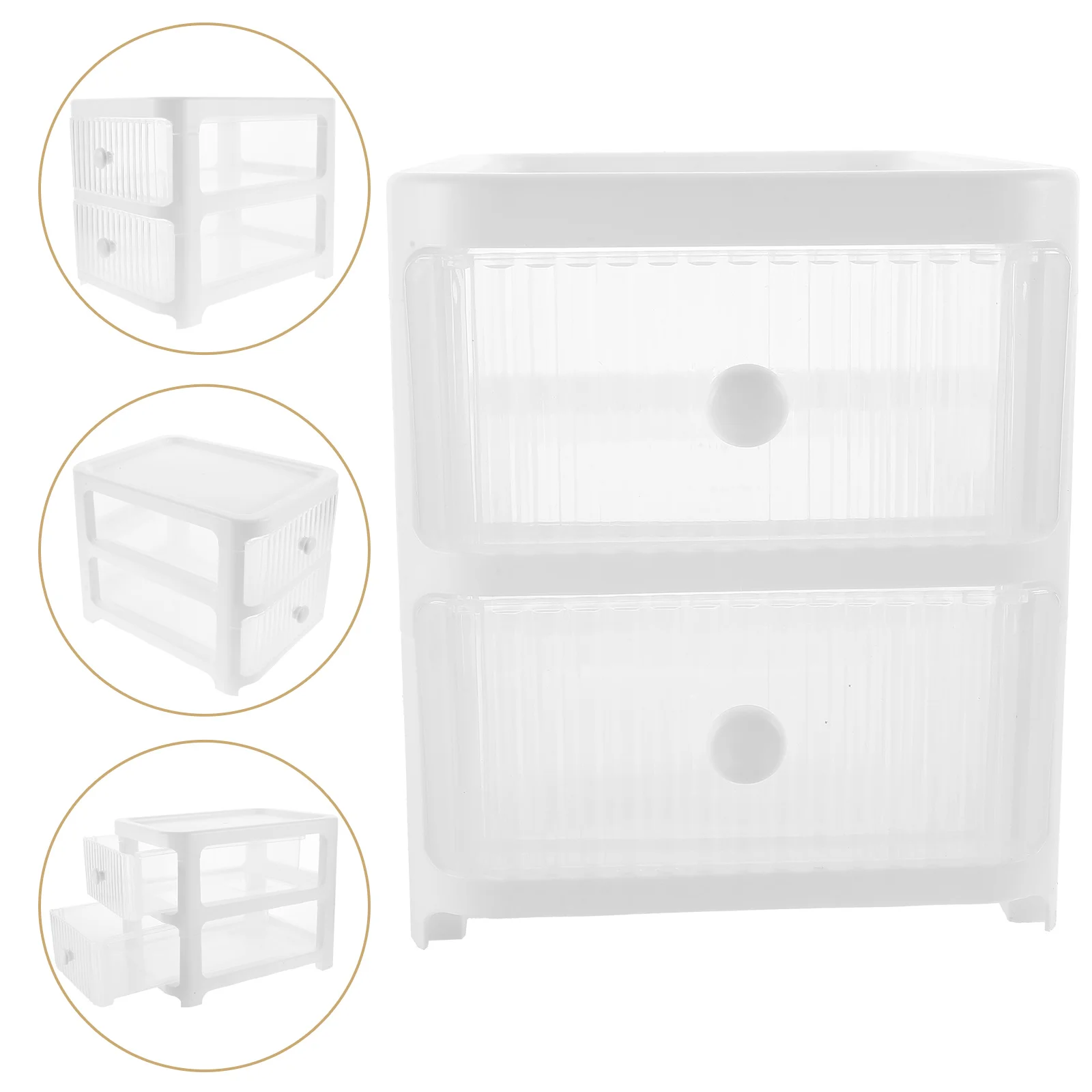 

Multifunction Box Desktop Drawer Storage Holder Vanity Organizer Rack Drawers Plastic Bathroom Student Tabletop Case Makeup