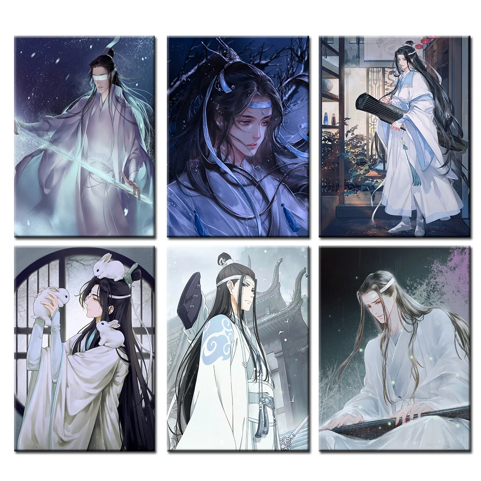 Полноформатная Алмазная мозаика Mo Dao Zu Shi алмазная живопись Lan Zhan Аниме Вышивка