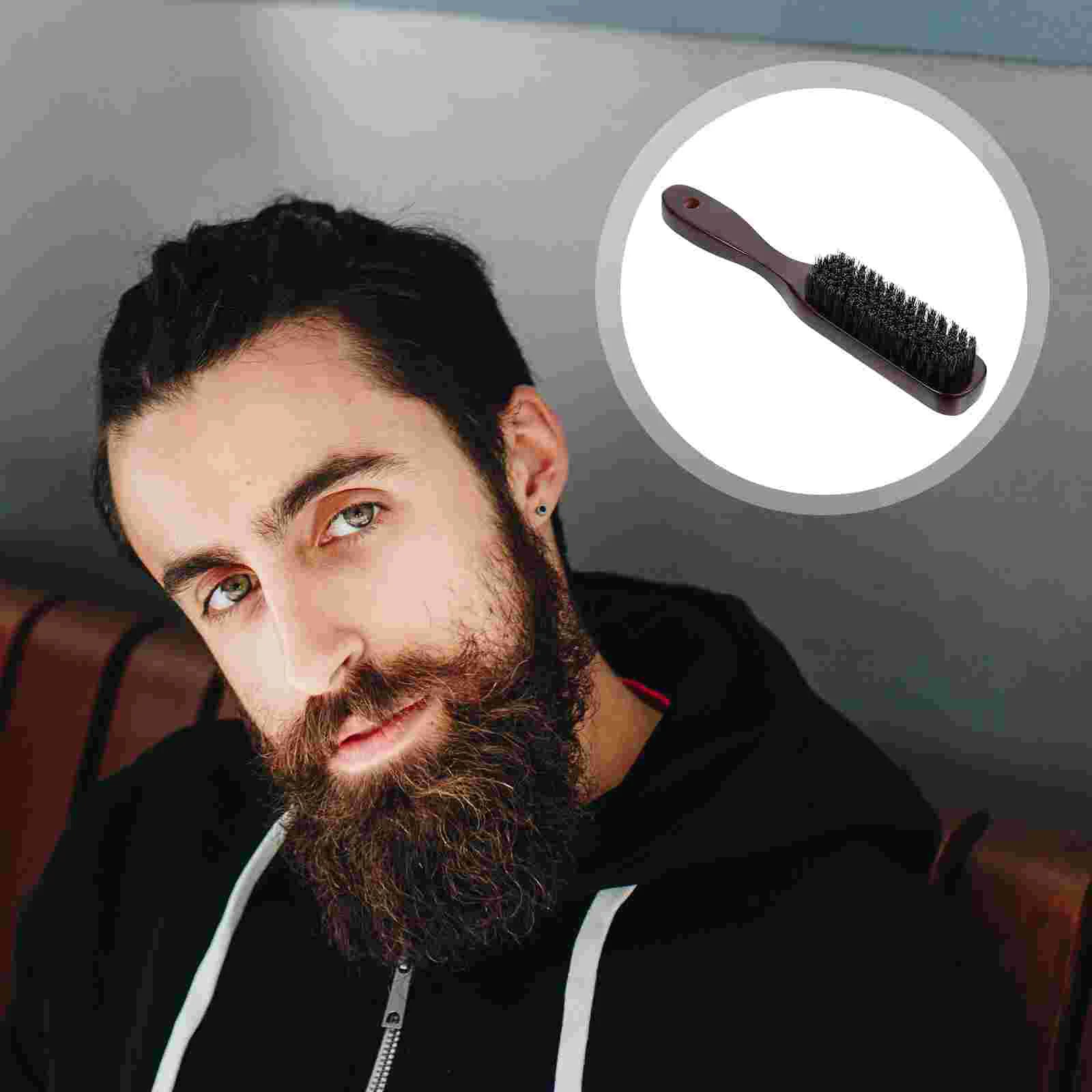 

Brush Beard Hair Shaving Care Men Round Accessory Boars Barber Personal Out Blow Dryer Grooming Cleaning Mustache Male Balm Boar