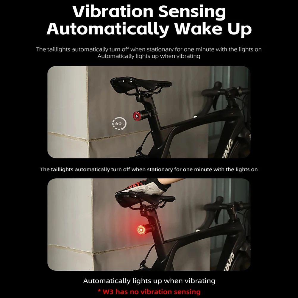 Задний фонарь для горного велосипеда с USB Type-C