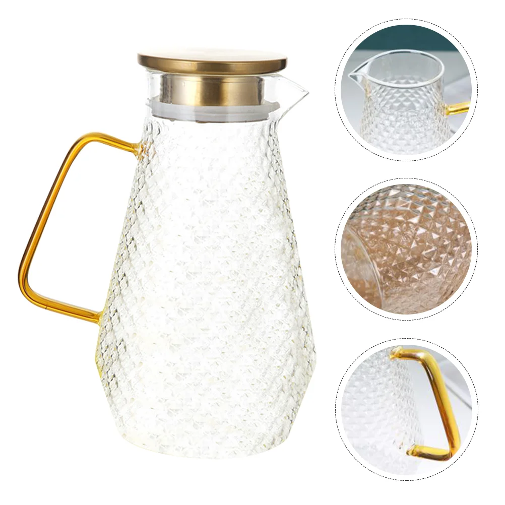 

Декоративный стеклянный холодный чайник, бытовой чайник для напитков, кухонный холодный чайник, товары для кухни