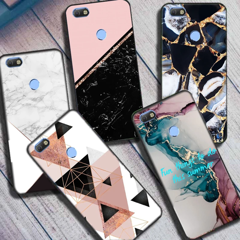 Винтажный мраморный чехол для Tecno Camon X мягкий силиконовый из ТПУ телефона Pro/CA8